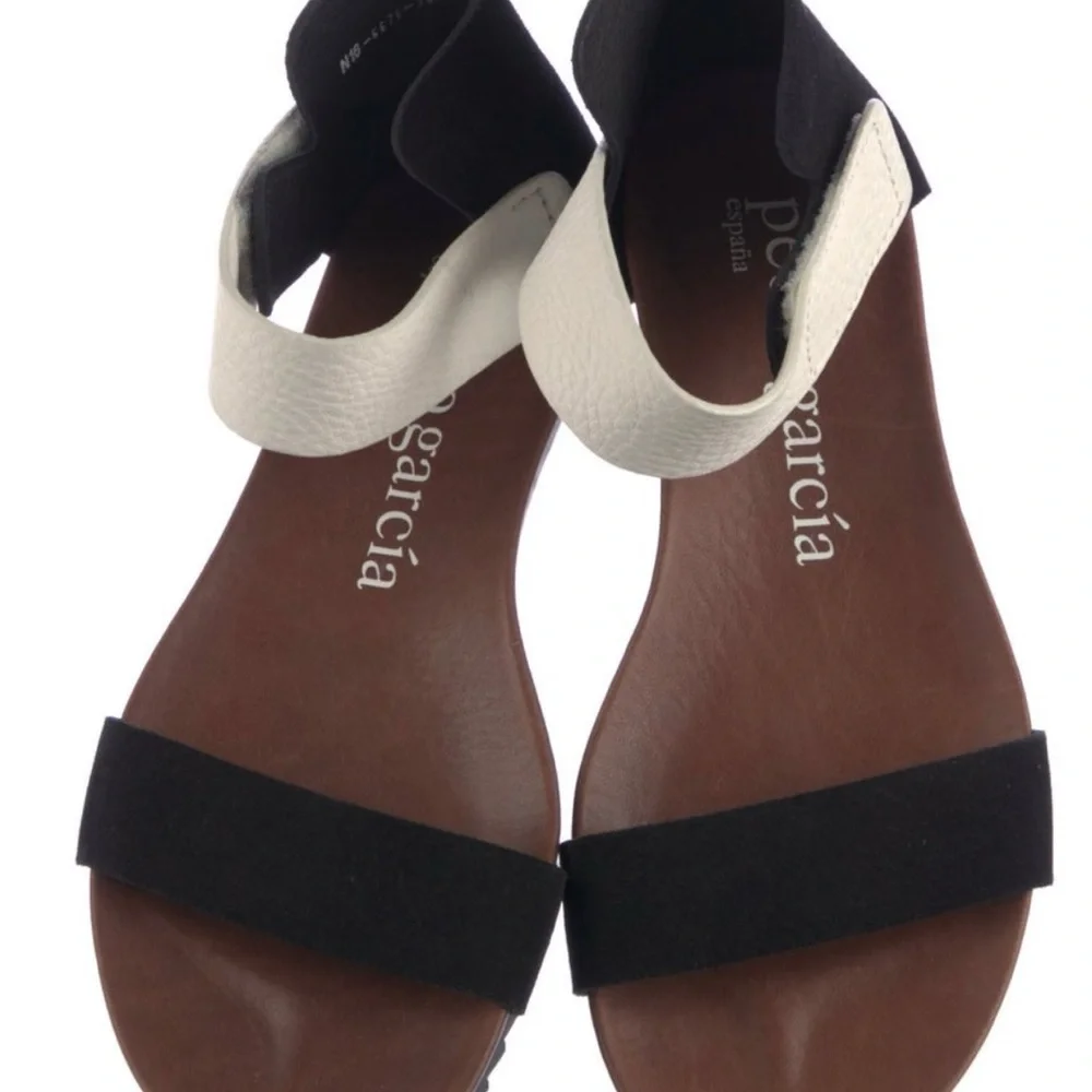 Pedro Garcia Jalila black & white sandals - Picture 3 of 5